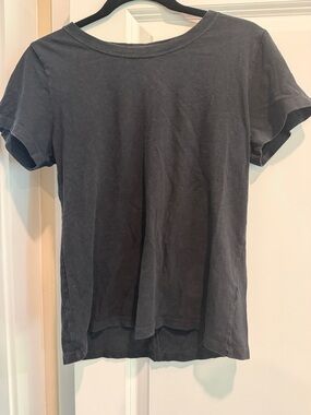 J. Crew Black Short-Sleeve Crewneck Tee
